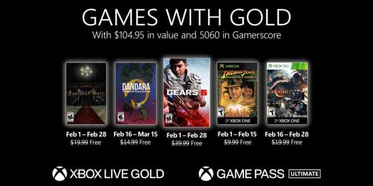 Jogos Xbox live gold Fevereiro